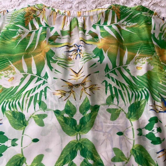 Philosophy women’s tropical print short sleeve top - Picture 6 of 8